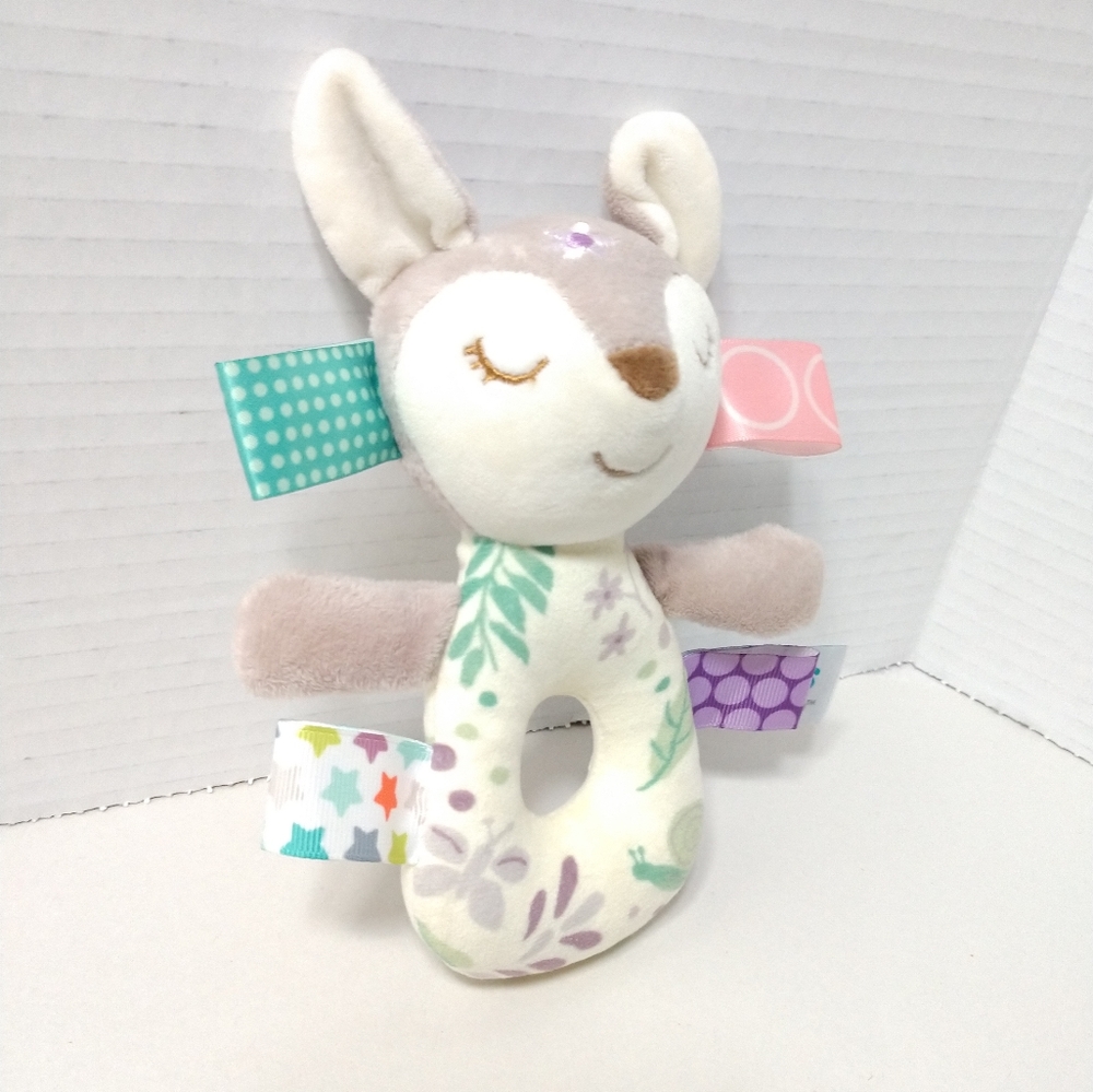 Taggies Signature Collection Fox Rattle Baby Toy Mary Meyer Stuffed Plush